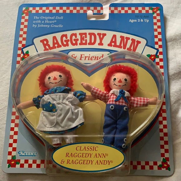 1997 Raggedy Ann & Andy CLASSIC Hasbro NIB MINT